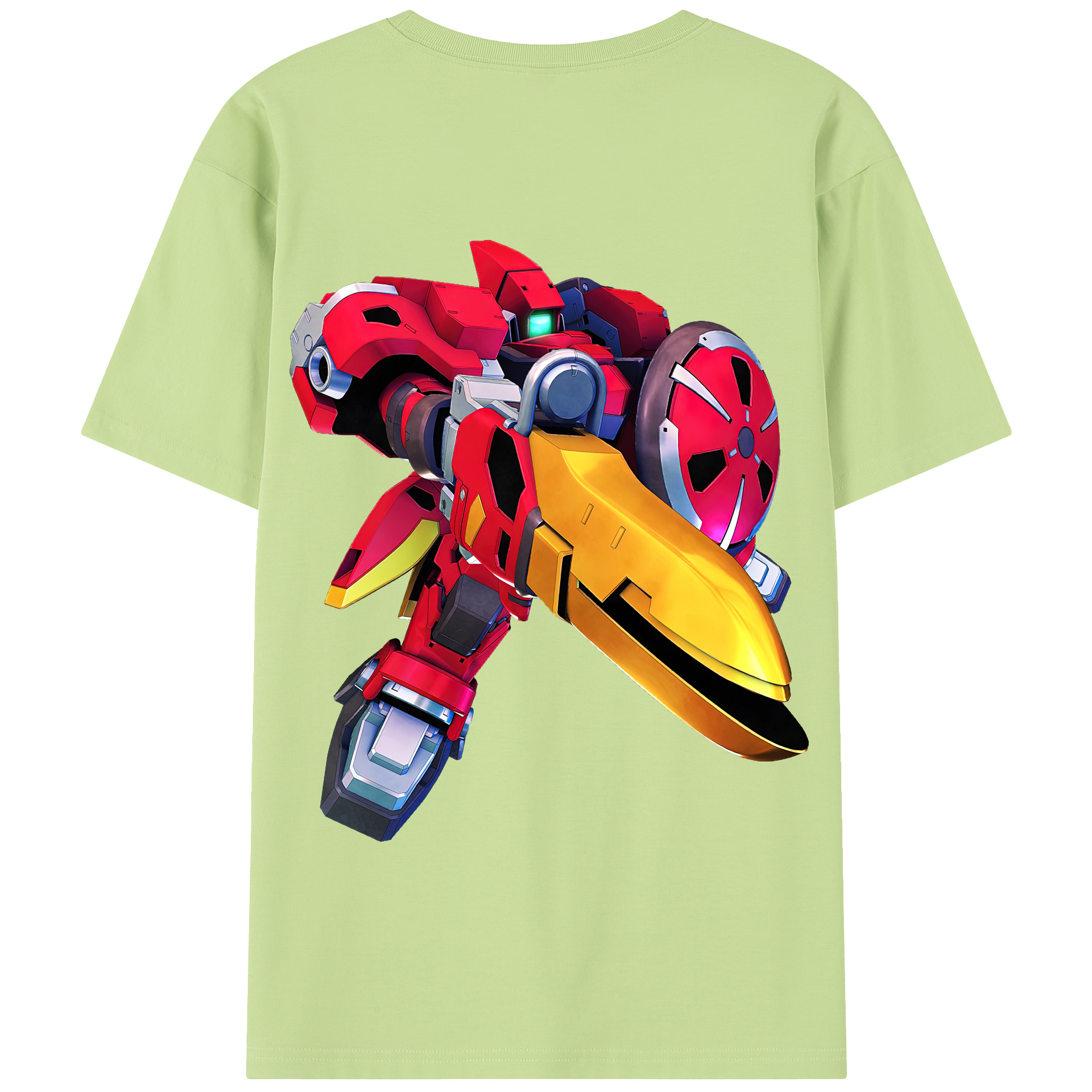 （画像用） 機動戦士ガンダム Mobile Suit Gundam 綿100％半袖Tシャツ（背面プリント）